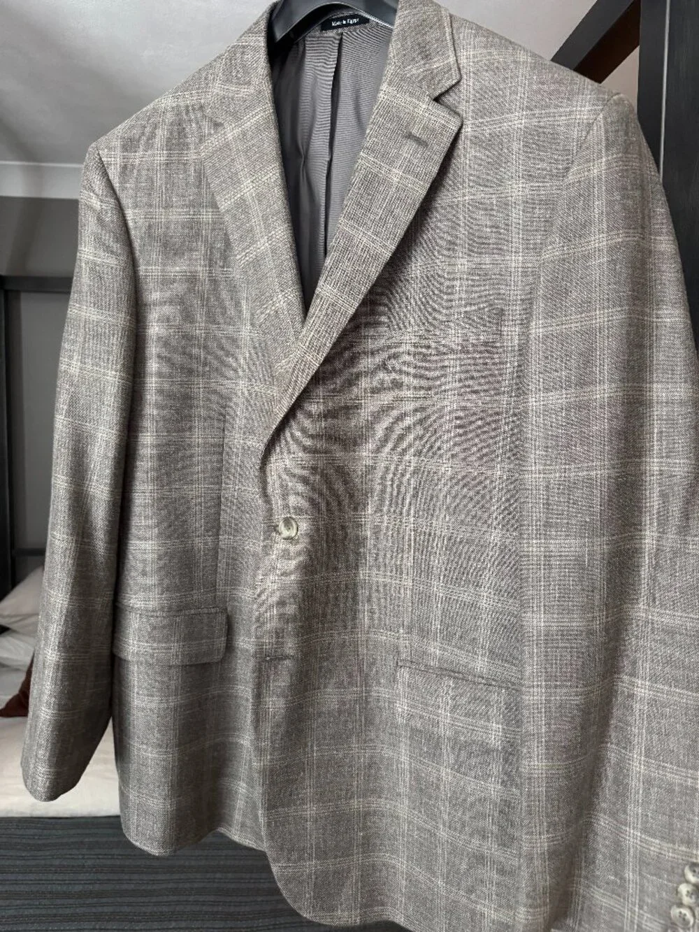 Pronto Uomo Platinum Windowpane Sport Coat